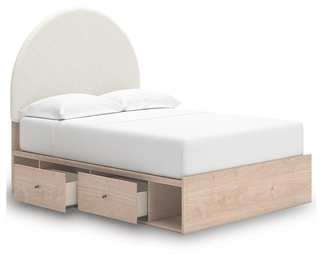 Arloster Full Upholstered Panel Bed with Storage