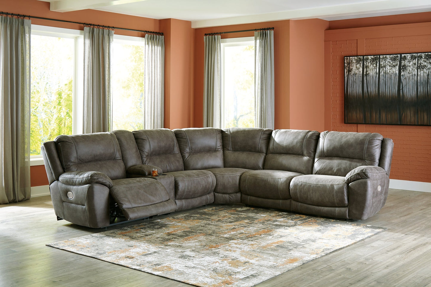 Cranedall 6-Piece Power Reclining Sectional