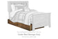 Trinell Full Bookcase Bed with Storage