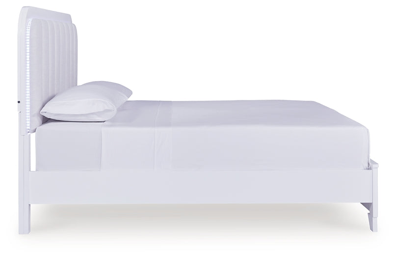 Jarlee  Upholstered Panel Bed