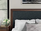 Dilenno King Upholstered Panel Bed