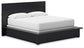 Londer California King Panel Bed with Mirrored Dresser and Chest