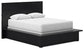 Londer Queen Panel Bed with Mirrored Dresser, Chest and Nightstand