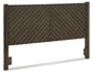Arkenton California King Panel Bed with Mirrored Dresser and 2 Nightstands