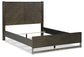 Arkenton Queen Panel Bed with Mirrored Dresser, Chest and Nightstand