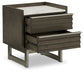 Arkenton California King Panel Bed with Mirrored Dresser, Chest and 2 Nightstands