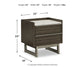 Arkenton California King Panel Bed with Mirrored Dresser, Chest and 2 Nightstands