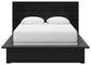 Londer Queen Panel Bed with Mirrored Dresser and 2 Nightstands