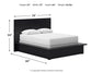 Londer Queen Panel Bed with Mirrored Dresser and Chest