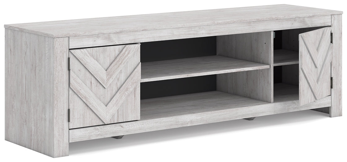 Cayboni LG TV Stand w/Fireplace Option