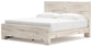 Lawroy King Panel Bed with Mirrored Dresser and Chest