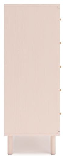 Wistenpine Full Upholstered Panel Bed with Mirrored Dresser and Chest