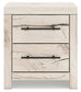 Lawroy Queen Panel Headboard with Mirrored Dresser, Chest and Nightstand
