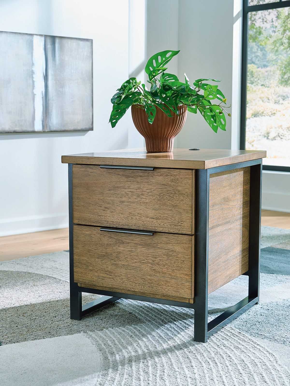 Montia Rectangular End Table