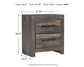 Drystan Queen Panel Headboard Bed with Mirrored Dresser, Chest and Nightstand