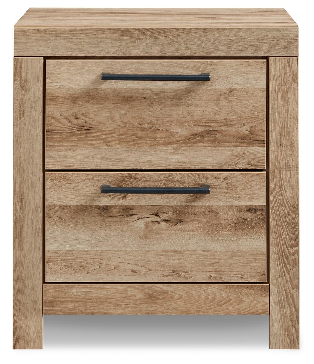 Hyanna Queen Panel Bed with 2 Side Storage, Dresser, Mirror and Nightstand