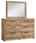 Hyanna King Panel Headboard, Dresser, Mirror, Chest and Nightstand
