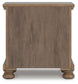 Feddinger Queen Storage Sleigh Bed with Mirrored Dresser, Chest and Nightstand