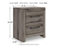 Graystorm Twin Panel Bed with Storage, Dresser, Mirror and Nightstand