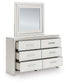 Zuraleus King Upholstered Bed, Dresser, Mirror and Nightstand