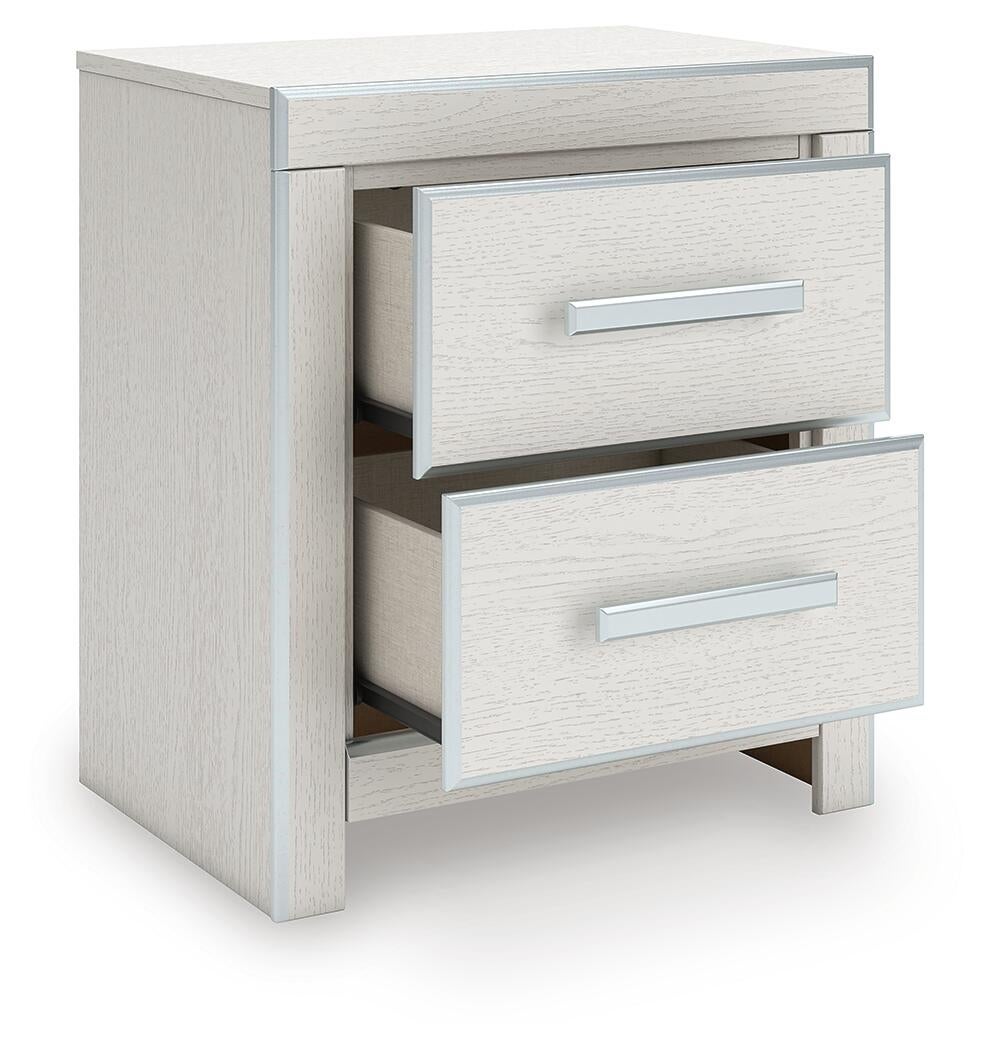 Zuraleus King Upholstered Bed, Dresser, Mirror and Nightstand
