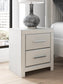 Zuraleus King Upholstered Panel Platform Storage Bed, Dresser, Mirror and Nightstand