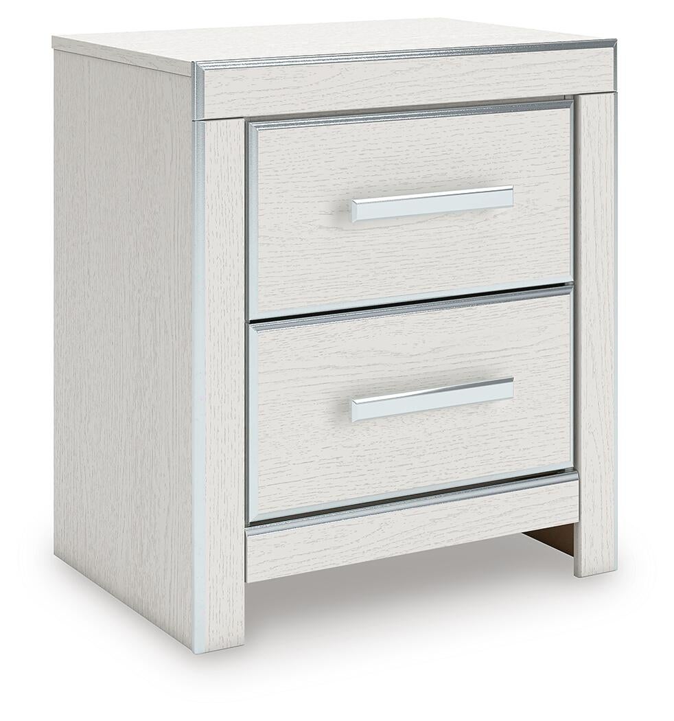 Zuraleus California King Upholstered Bed, Dresser, Mirror and Nightstand