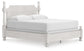 Rowlenstown California King Poster Bed, Dresser and Mirror