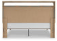 Kinlanni King Upholstered Platform Bed, Dresser, Mirror and Nightstand