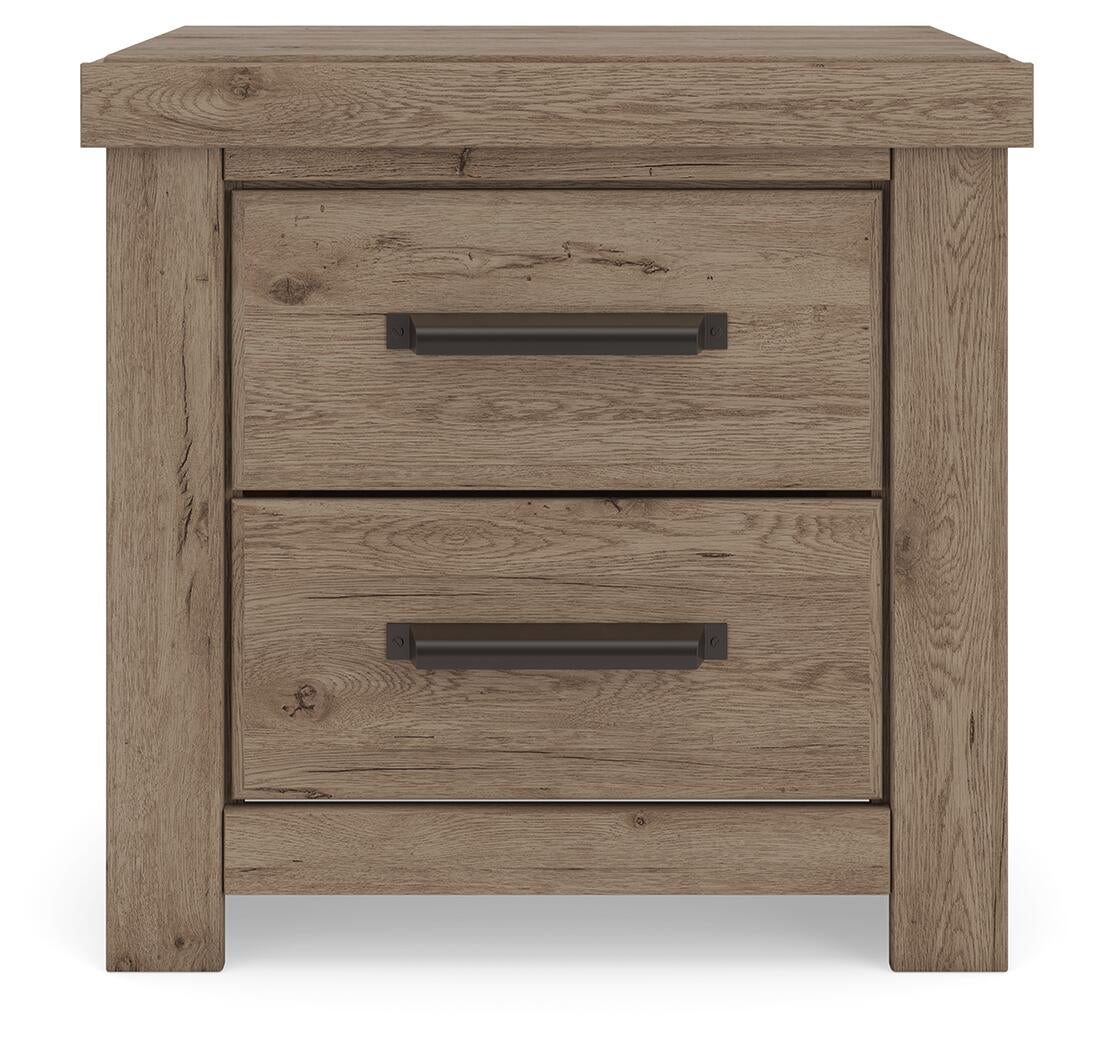 Garistyn King Panel Bed, Dresser, Mirror, Chest and Nightstand