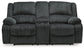 Draycoll DBL Rec Loveseat w/Console