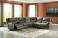 Cranedall 6-Piece Power Reclining Sectional